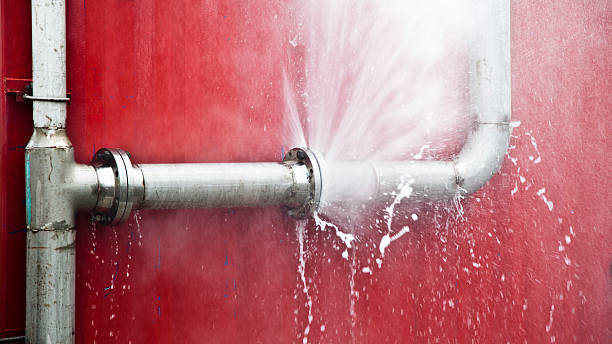 Water damage restoration process in TX